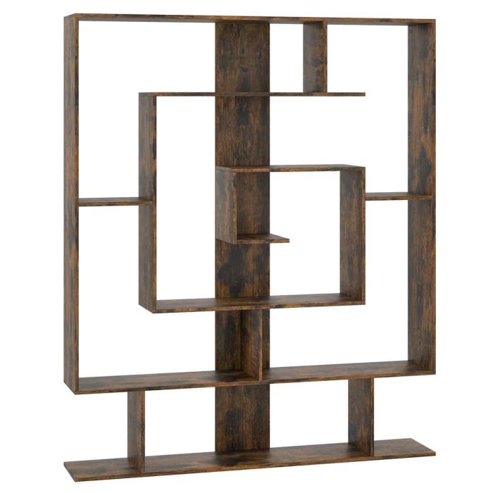 Seisev riiul 125x22x150cm, pruun