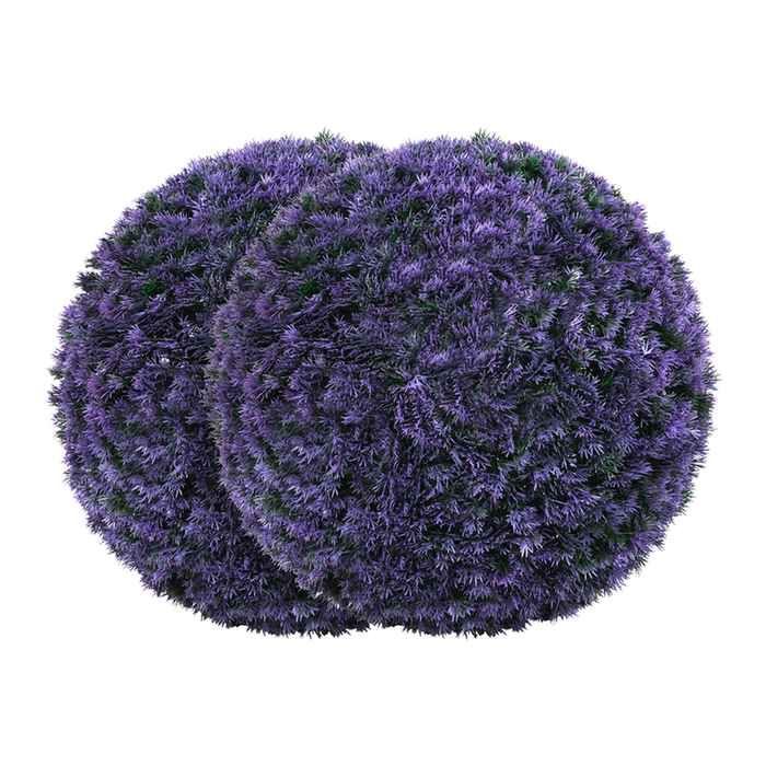 Набор из 2 шаров из самшита 38x38см, фиолетового цвета