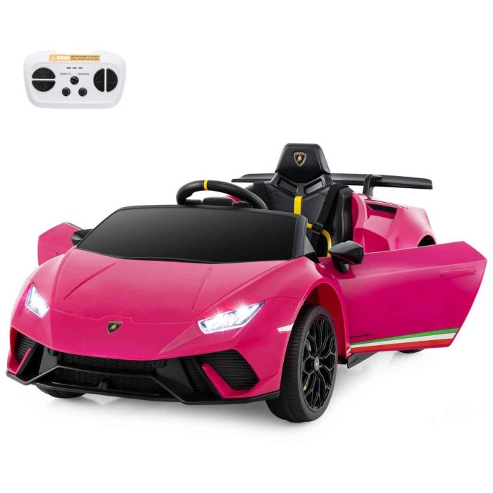 Laste elektriauto 118,5x63x48cm, roosa/must