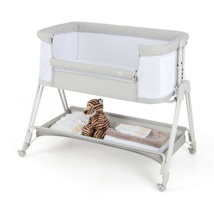 Детская кроватка 97x56x86,5см, серого цвета