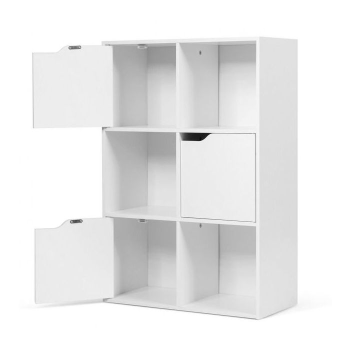 Seisev riiul 60x29x90cm, valge värv