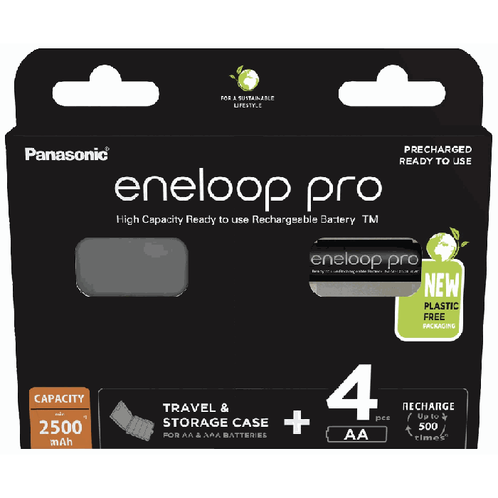 AA-akud Panasonic ENELOOP BK-3HCDEC4BE, 4 tk