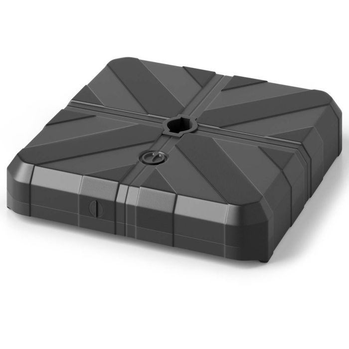 Vihmavarju alus 67x67x13cm, musta värvi