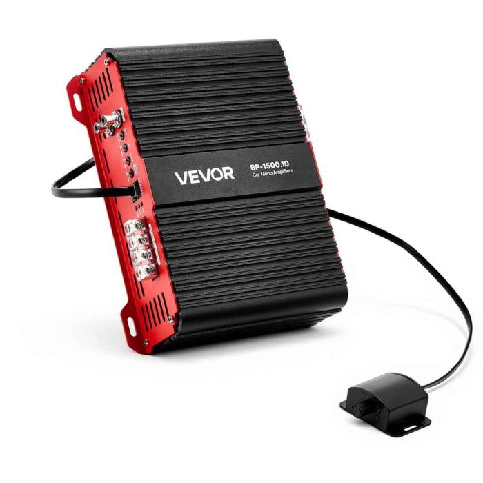 Autovõimendi VEVOR BP-1500.1D, 1 kanal, 1500 W RMS, 175 × 225 × 75 mm