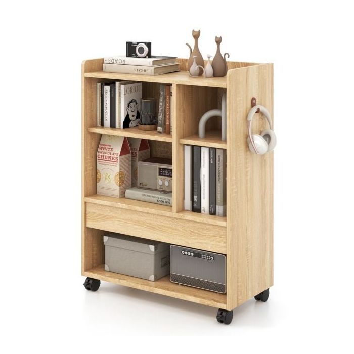 Kapp 63,5x30x84,5cm, helepruun