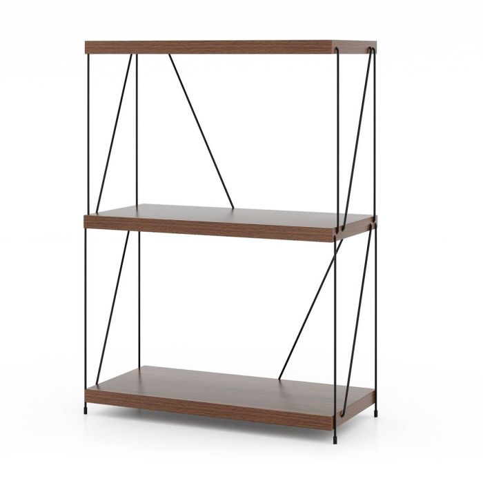 Lauale asetatav riiul 61x29,5x85,5 cm, pruun/must värv