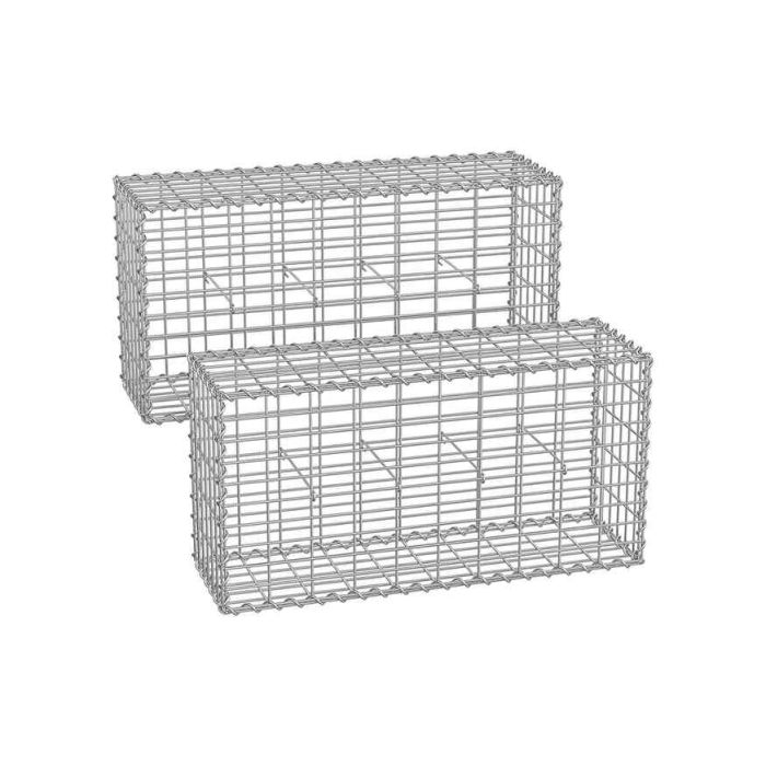 5 x 10 cm gabioonkorvi, 2 tk 100 x 50 x 30 cm