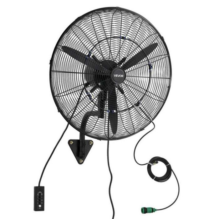 Sieninis ventiliatorius VEVOR 610 mm, osciliacinis, IP44, 3 greičiai, 110 W