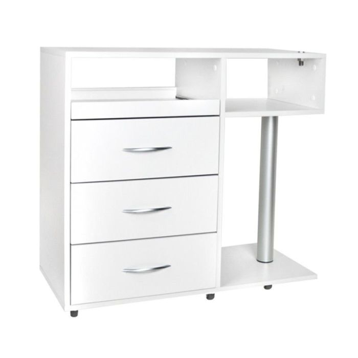 Pediküürilaud ACTIVESHOP, UV-C-sterilisaatori sahtliga, Valge