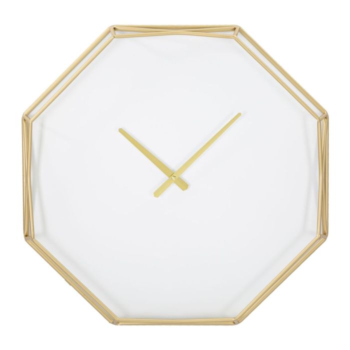 Sieninis laikrodis Goldy Octagonal, Auksinė, 56 × 56 × 6,5 cm