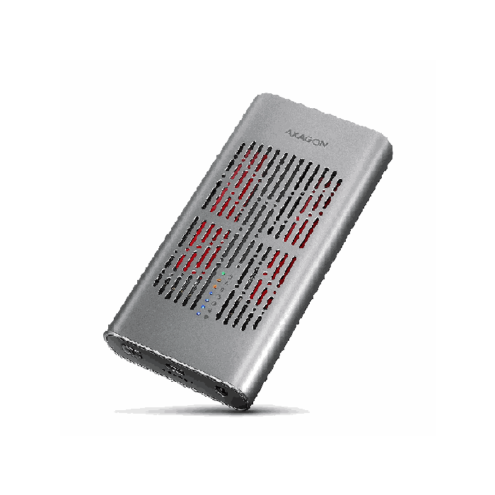SSD korpus AXAGON EEM2-20GD, kahekordne M.2 NVMe CLONE MASTER