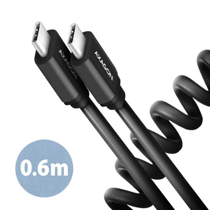 USB-C–USB-C kaabel AXAGON BUCM-CM10TB, USB Type-C–USB Type C