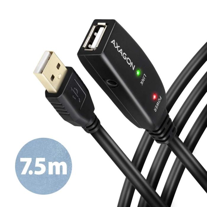 USB pikenduskaabel AXAGON ADR-207, Aktiivne, USB Type-A–USB Type-A
