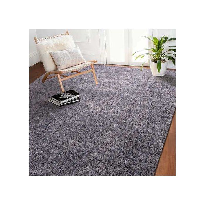 Pehme sisevaip, sinakashall, 2,44x3,05 m, libisemiskindel aluspind