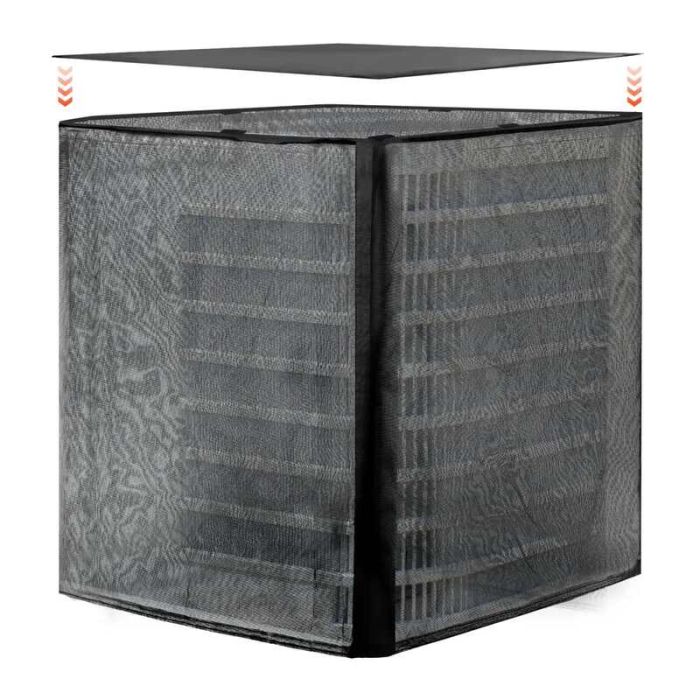 Universaalne must väliskliimaseadme kate, 812x812x914 mm