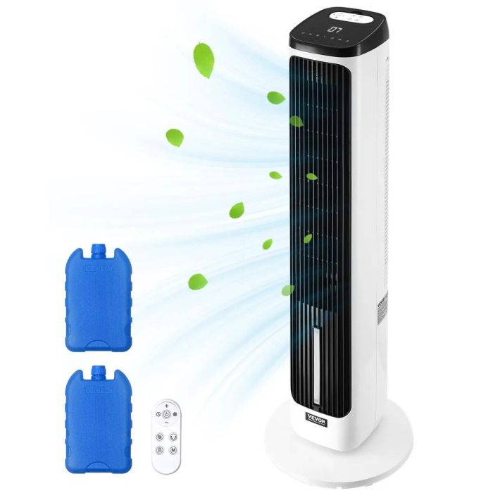 Vaikne tornventilaator 9 kiiruse ja kaugjuhtimispuldiga