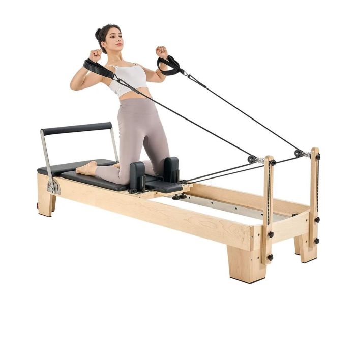 Puidust pilatese reformertreener takistusega, kuni 180 kg