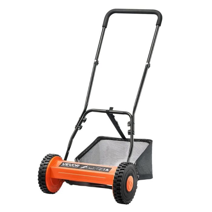Lükatav muruniiduk 35 cm, 5 teraga, manuaalne, rullikute ja korviga