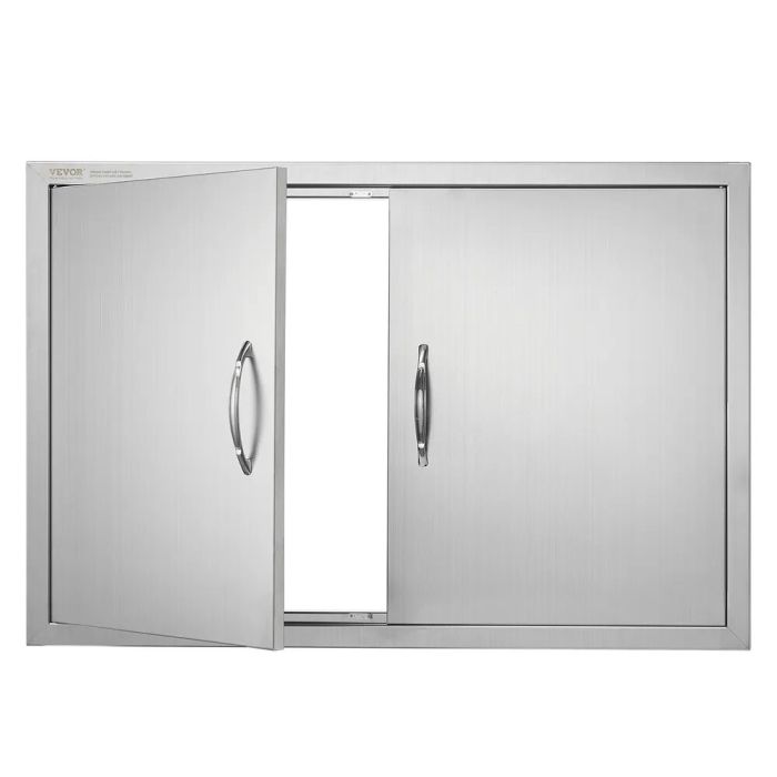 Grilluks, 915x610 mm, roostevaba teras, topeltsüvistatavad uksed