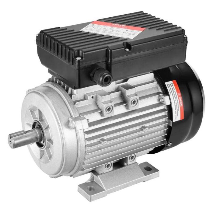 0,75 kW ühefaasiline vahelduvvoolumootor, 1400 p/min, 80 B3 korpus