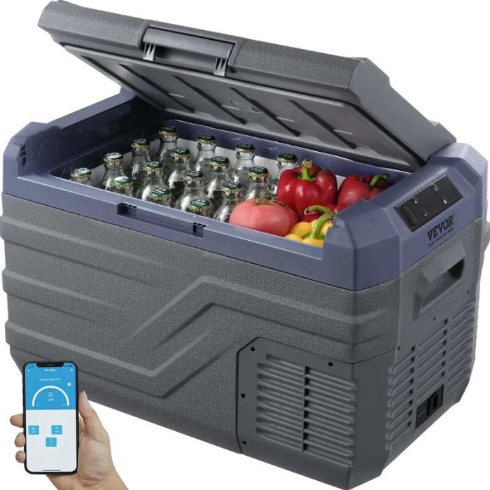 Autokülmik 30 L, kaasaskantav sügavkülmik 12/24 V, ühe tsooniga, valgustusega