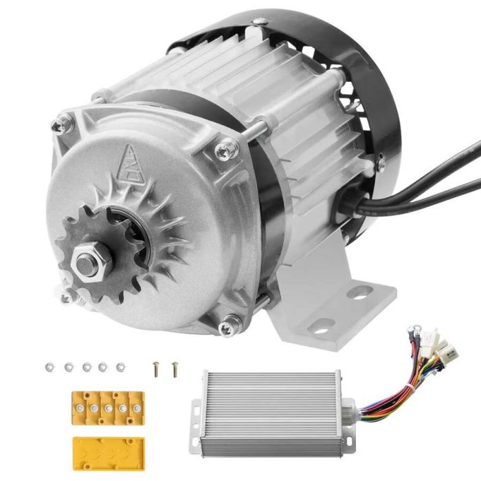 500 W elektriline harjadeta alalisvoolumootor, 48 V, 2700 p/min, kartidele ja elektriautodele