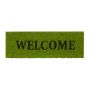 Придверный коврик "Welcome" 75х25 см., цвет зеленый