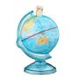 Rahakarp "Globe" 16,5x14x14cm., helesinine/kollane/punane