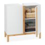Vannitoa kapp 60,5x60x30,5cm., valge/helepruun