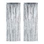 2 peokardina komplekt 250x100cm., hõbedane värv
