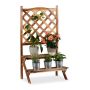 Lillealus 2 riiuliga 109x61x40cm., tumepruun/helepruun
