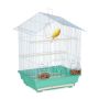 Клетка для птиц 49x39,5x32см., цвет голубой/мятный.