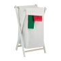 Pesukorv 74x41x40cm, 50L., kreemikas/valge/hõbedane värv
