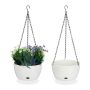 Komplektis 2 ripppotti 60x24cm., must/valge