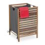 Pesukorv 63,5x43x43cm, 60L., hall/helepruun