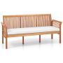 Aiatool 159x59x77cm, helepruun/valge värv