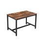 Кухонный стол на 4 персоны 120 x 75 x 75 см. KDT75X, темно-коричневый.
