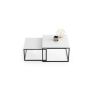 Kohvilaud Twin 70x70x42cm / 60x60x36 cm, must
