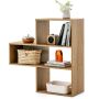 Vaba seisev riiul 84x29,5x83,5 cm, heledpruun värv