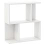 Lauale paigaldatav riiul 50x17,5x55,5cm, valge värv