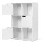 Seisev riiul 60x29x90cm, valge värv
