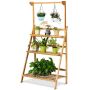 Подставка для растений 70x40x144см, светло-коричневого цвета