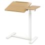 Стол для ноутбука 68x40x103,5 см., белый/светло-коричневый