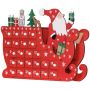Adventkalender Homcom 22,5x8x36cm, erinevates värvitoonides