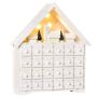 Advendikalender Homcom 39x9x42cm., valge