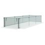 Aia turvavõrk Outsunny 125x373x62.5cm., roheline