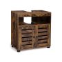 Vintage-stiilis pruun valamukapp 60 x 30 x 63 cm