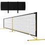Sulgpallivõrk Sportnow 670x60x92cm., must/kollane