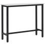Baarilaud Homcom 120x40x100cm, musta värvi