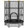 Батут Homcom 140x140x190см, черного цвета